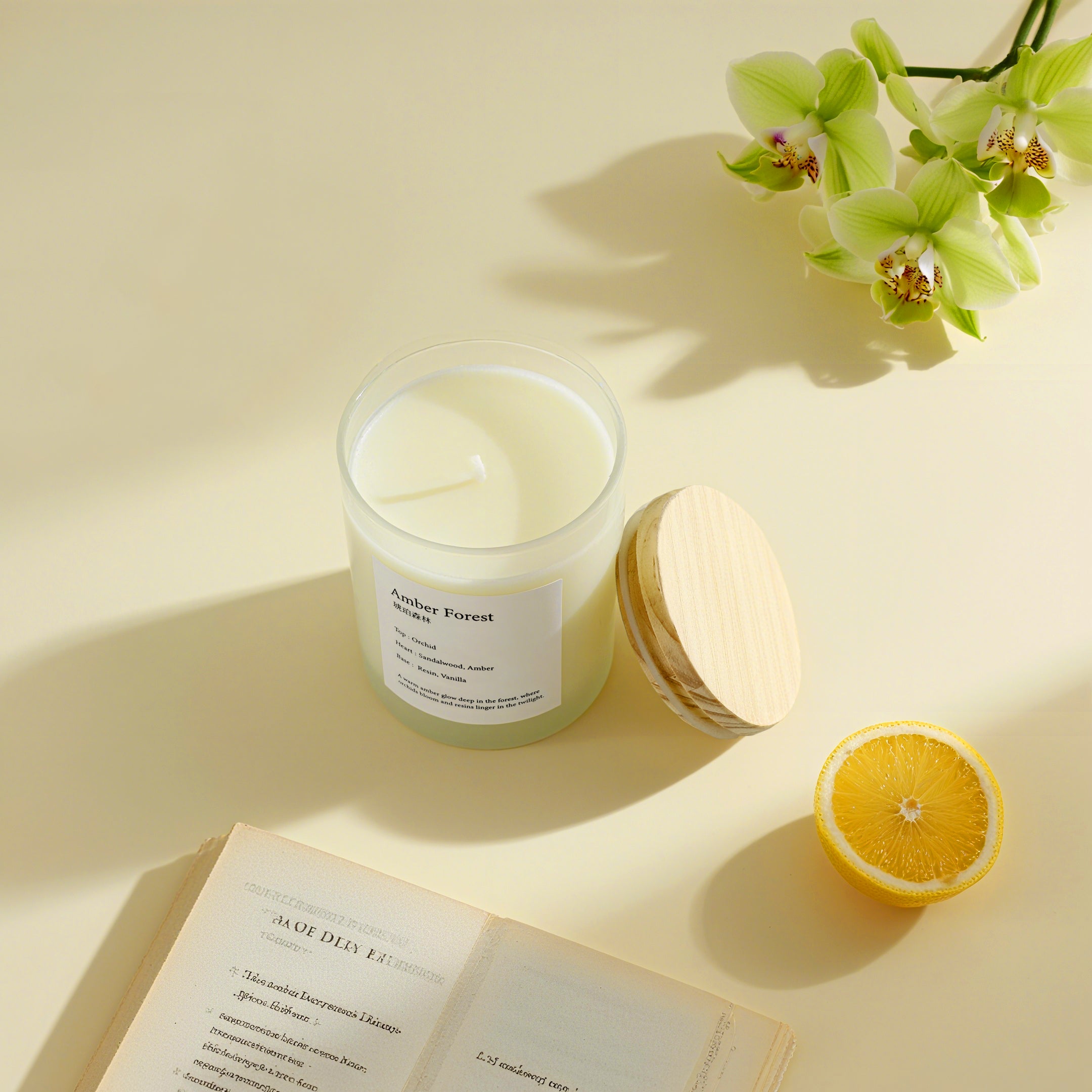 Amber Forest 琥珀森林 — Amber & Sandalwood Soy Candle – ShanHai & Co