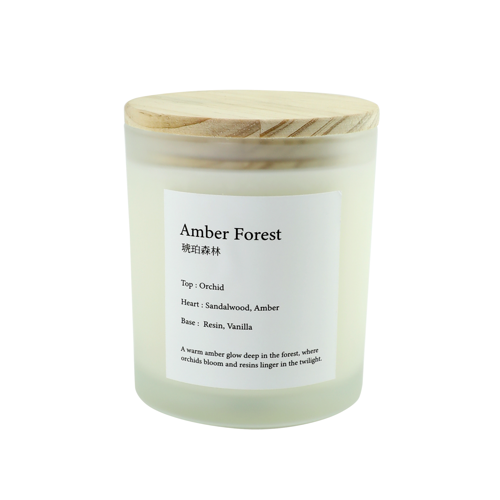 Amber Forest 琥珀森林 — Amber & Sandalwood Soy Candle – ShanHai & Co